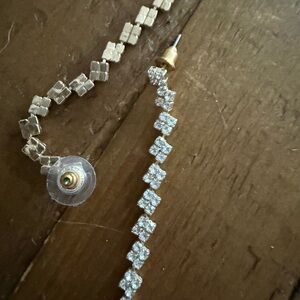 Elegant Gold Crystal Earrings